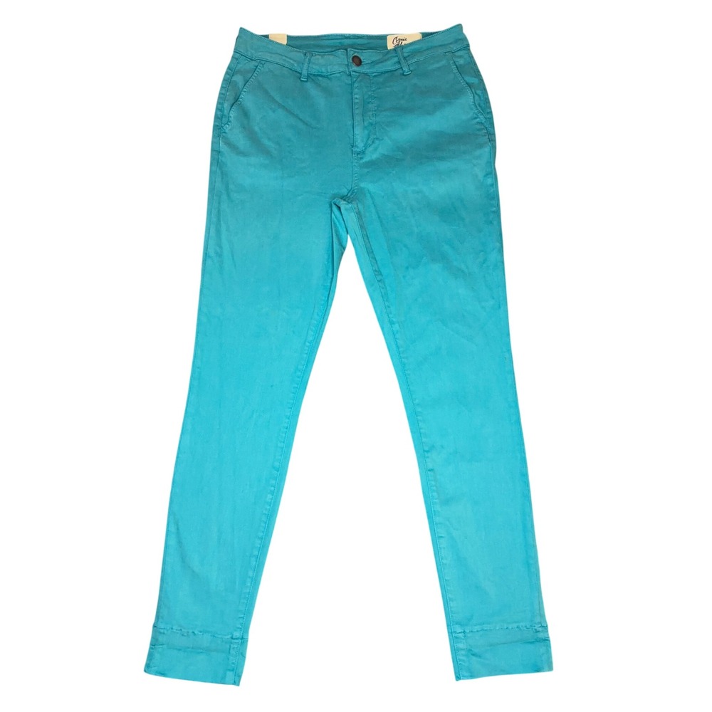 COSMIC BLUE LOVE Premium Slim Chino Pants - Turquoise / Teal
